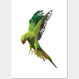 love bird low poly art Posters and Art